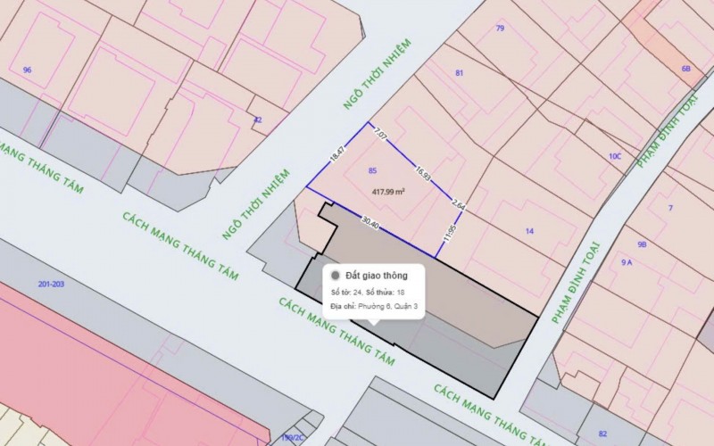 SIÊU HIẾM QUỸ ĐẤT Ngô Thời Nhiệm, Quận 3!! Dt: 22m x 15m, Hầm + 7 tầng. GIÁ: 270 tỷ TL